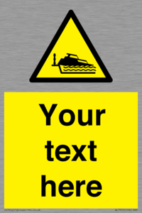 Custom warning grounding cruiser on lock cill