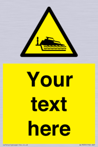 Custom warning grounding cruiser on lock cill