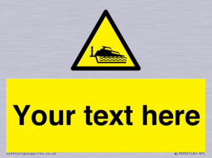 Custom warning grounding cruiser on lock cill