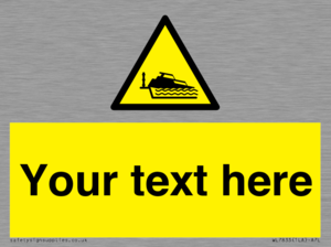 Custom warning grounding cruiser on lock cill