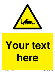 Custom warning grounding cruiser on lock cill