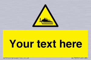 Custom warning grounding cruiser on lock cill