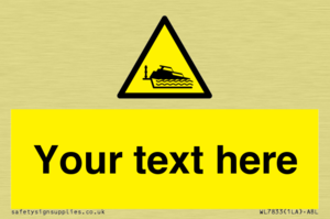 Custom warning grounding cruiser on lock cill