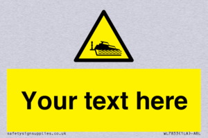 Custom warning grounding cruiser on lock cill