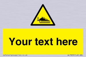 Custom warning grounding cruiser on lock cill