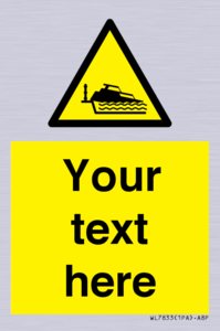 Custom warning grounding cruiser on lock cill