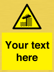 Custom warning grounding on weir