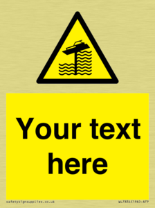 Custom warning grounding on weir