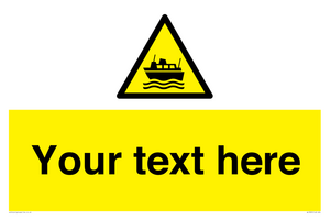 Custom warning ferries crossing vessels