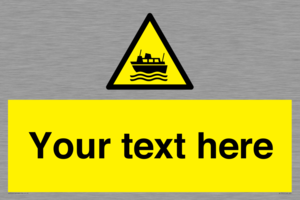 Custom warning ferries crossing vessels