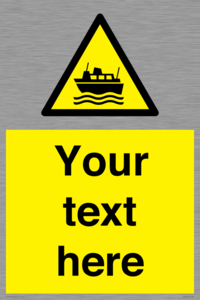 Custom warning ferries crossing vessels