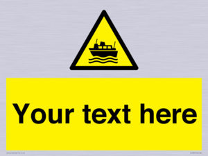 Custom warning ferries crossing vessels