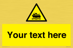 Custom warning ferries crossing vessels