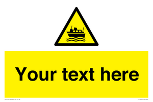Custom warning ferries crossing vessels