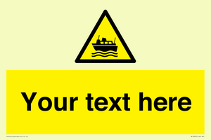 Custom warning ferries crossing vessels