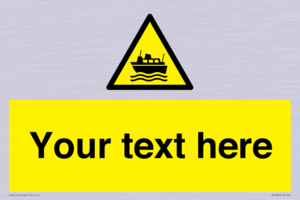 Custom warning ferries crossing vessels