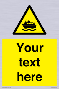 Custom warning ferries crossing vessels