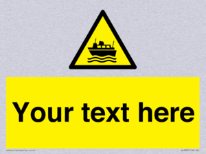 Custom warning ferries crossing vessels