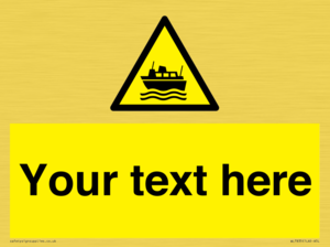 Custom warning ferries crossing vessels