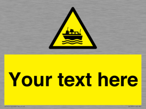 Custom warning ferries crossing vessels