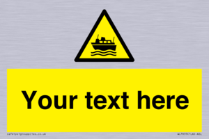 Custom warning ferries crossing vessels
