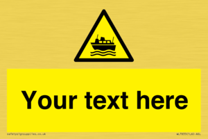 Custom warning ferries crossing vessels