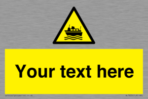 Custom warning ferries crossing vessels