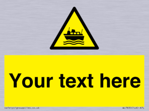 Custom warning ferries crossing vessels