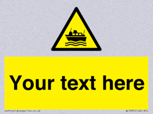 Custom warning ferries crossing vessels