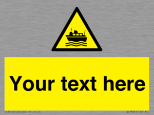 Custom warning ferries crossing vessels