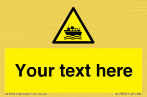 Custom warning ferries crossing vessels