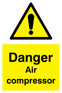 Danger Air compressor