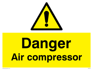 Danger Air compressor