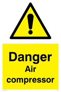 Danger Air compressor