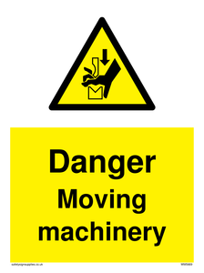 Danger moving machinery