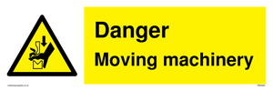 Danger moving machinery