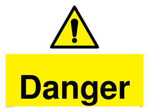 Danger Lift machinery