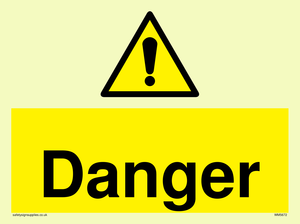 Danger Lift machinery