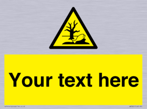 Custom Warning Substance or mixture that can cause an environmental hazard
