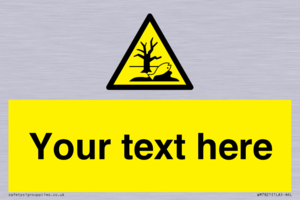 Custom Warning Substance or mixture that can cause an environmental hazard