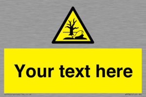 Custom Warning Substance or mixture that can cause an environmental hazard