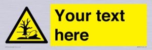 Custom Warning Substance or mixture that can cause an environmental hazard