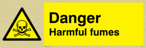 danger harmful fumes