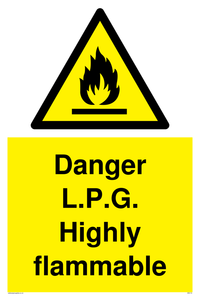 l.p.g. highly flammable
