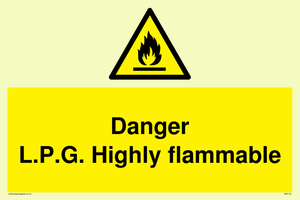 l.p.g. highly flammable