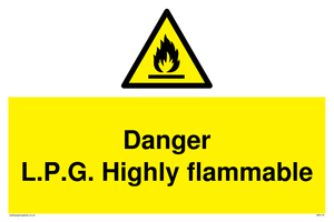 l.p.g. highly flammable