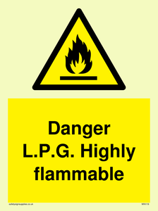 l.p.g. highly flammable