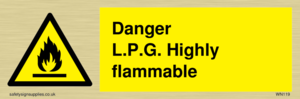 l.p.g. highly flammable