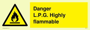 l.p.g. highly flammable