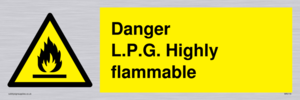 l.p.g. highly flammable